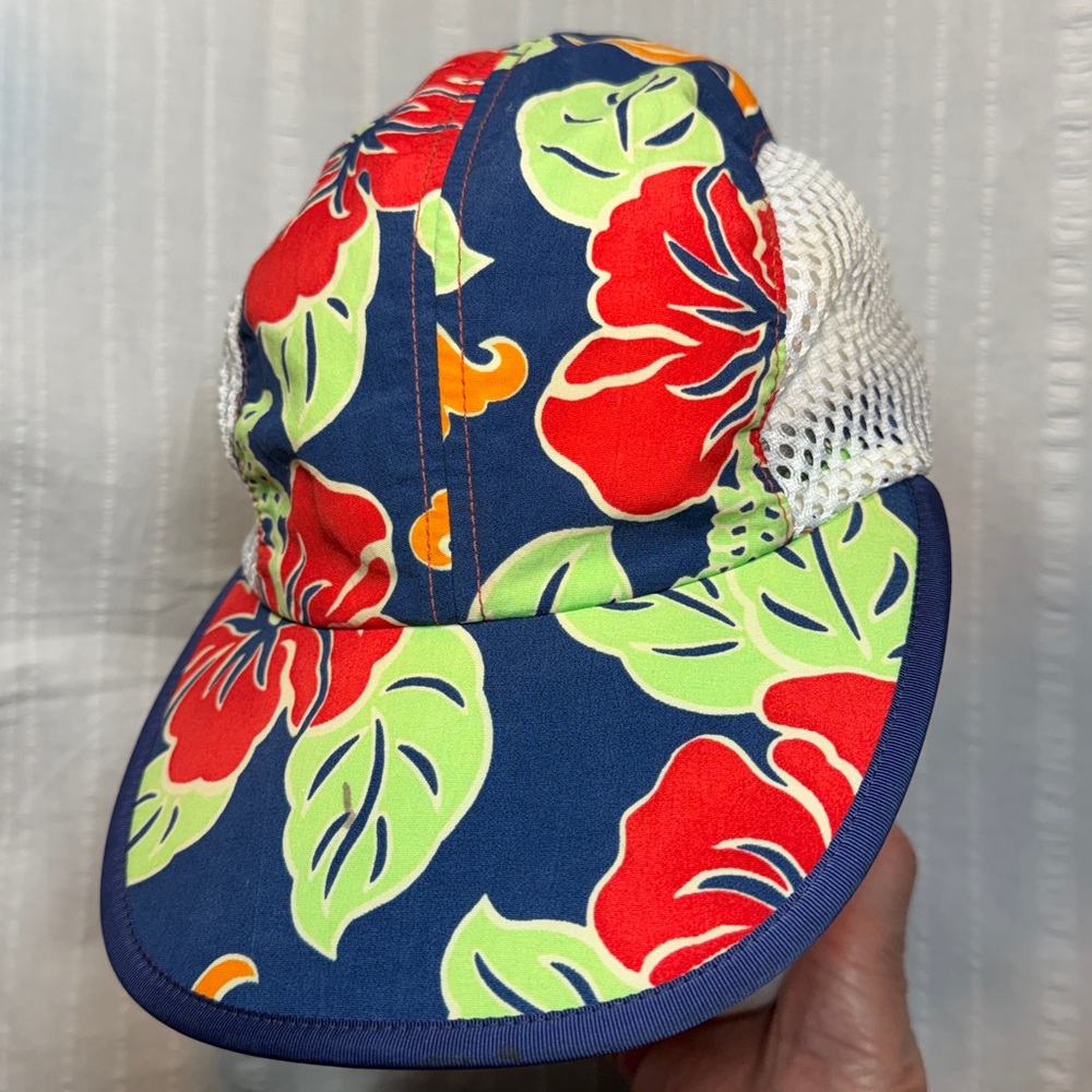 VTG 1995 Patagonia Spoonbill Hat Ball Cap Adjustable Floral Trucker L Unisex